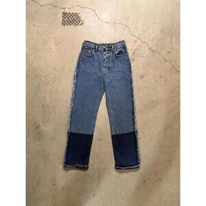 Acne Studio Women's Denim Jeans with Frayed Edges